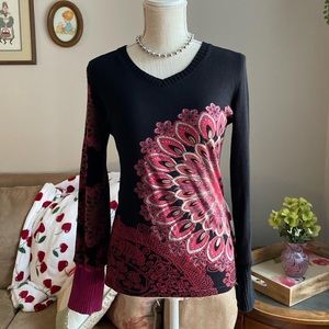 y2k abstract sweater